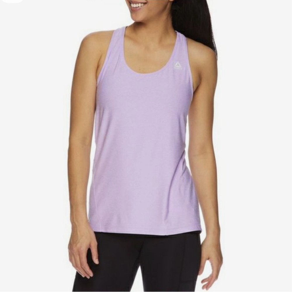 Reebok Heathered Lavender Workout Tank